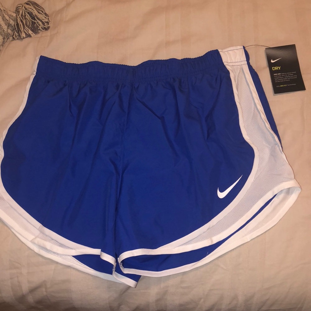 Nike Royal Blue/White Running Shorts (never worn)